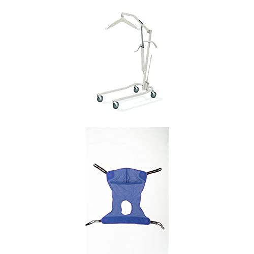 Invacare Lightweight Hydraulic Patient Lift, White, 450 lb. Weight Capacity, 9805P, Beige
