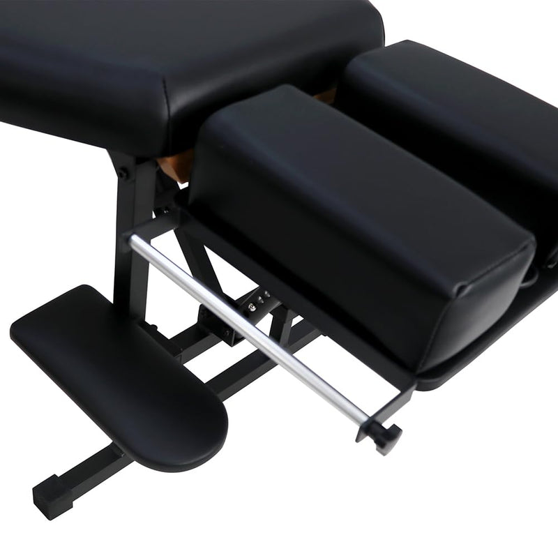 Royal Massage Sheffield 160 Elite Professional Portable Chiropractic Table - Lightweight Adjustable Folding Design (Charcoal)