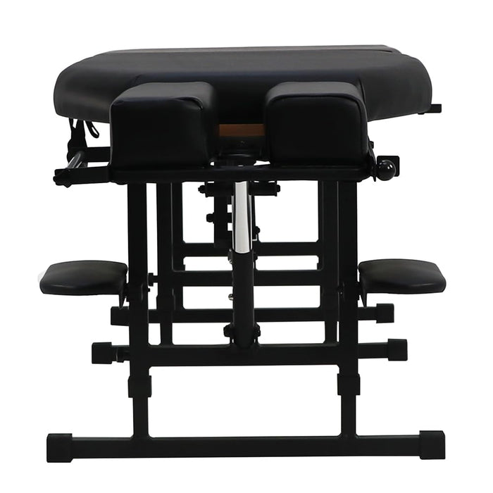 Royal Massage Sheffield 160 Elite Professional Portable Chiropractic Table - Lightweight Adjustable Folding Design (Charcoal)