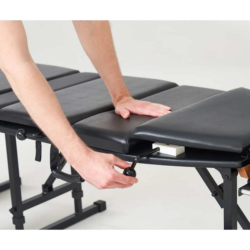 Royal Massage Sheffield 180 Chiropractic Adjusting Table – Professional Portable Drop Table for Chiropractors – Foldable with Adjustable Legs, Headrest, Thoracic & Pelvic Drops