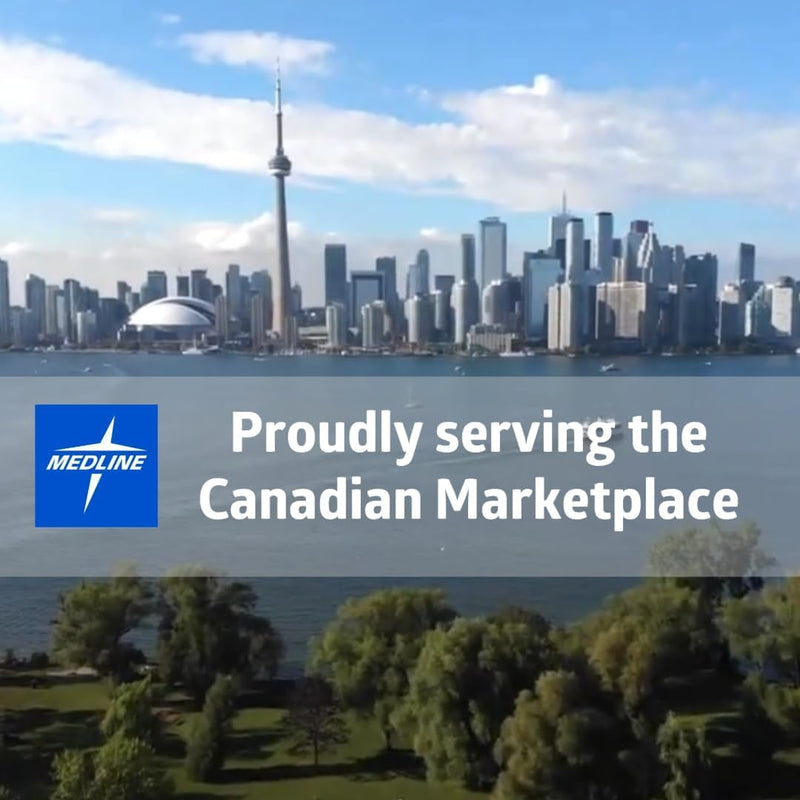 Medline Comfortable Folding Wheelchair with Swing-Back Desk-Length Arms and Swing-Away Footrests, 20”W x 16”D Seat