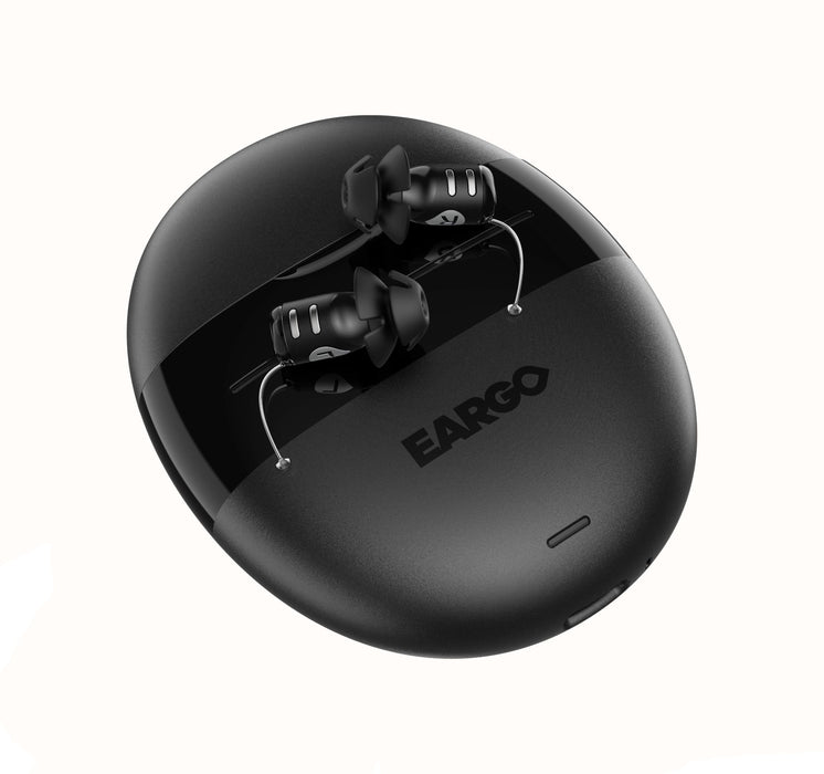 EARGO Eargo 8 Virtually Invisible Self-Fitting FDA-Cleared OTC CIC Hearing Aids - Most Advanced Model with Smart Sound Adjust and Sound Match Technology, Rechargeable, Lifetime Customer Support