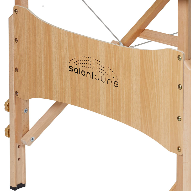 Saloniture Basic Portable Folding Massage Table - Lavender