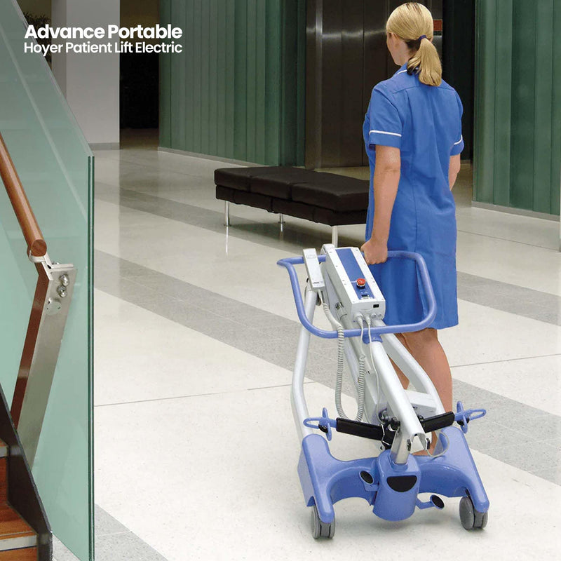 Joerns Hoyer Advance Portable Patient Lift | Electric Power | Lightweight and Robust | Safe Working Load 340 Lbs