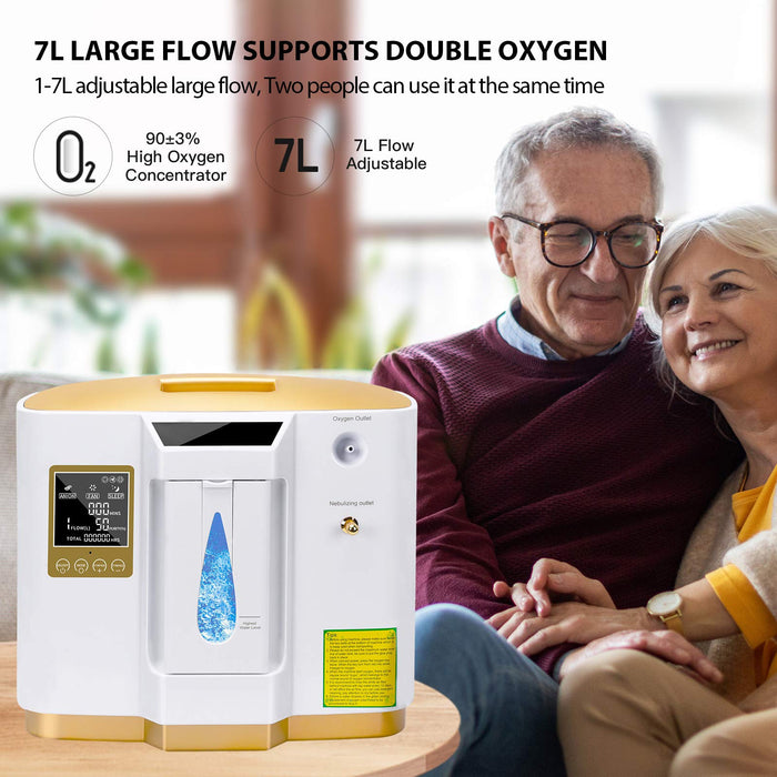 Oxygen Concentrator, Oxygen Concentrator Machine, Portable Oxygen Concentrator, Oxygen Machine for Home Use,with Oxygen Tubing, Portable