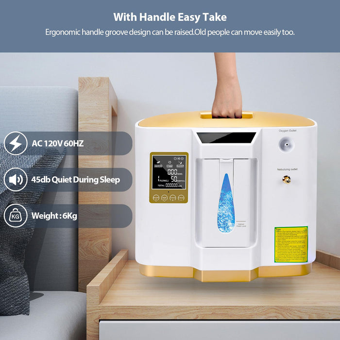 Oxygen Concentrator, Oxygen Concentrator Machine, Portable Oxygen Concentrator, Oxygen Machine for Home Use,with Oxygen Tubing, Portable