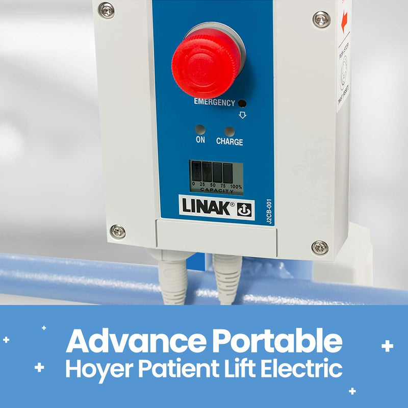 Joerns Hoyer Advance Portable Patient Lift | Electric Power | Lightweight and Robust | Safe Working Load 340 Lbs