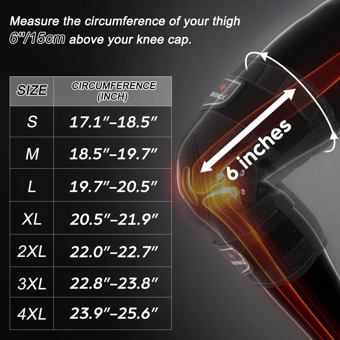 NEENCA Professional Knee Brace for Knee Pain, Hinged Knee Support with Removable Dual Side Stabilizers, Strong Stability for Joint Pain Relief, Arthritis, Meniscus Tear, ACL, PCL, MCL, Runner, Workout