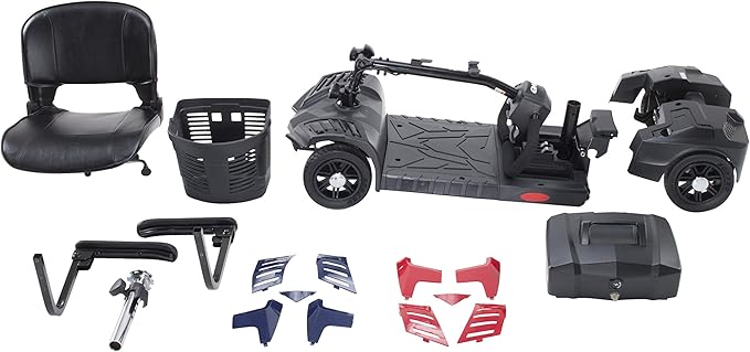 Drive Medical Drive Medical Scout Compact Travel Power Scooter, 4 Wheel