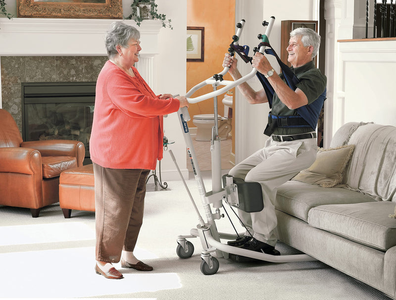 Invacare GHS350 Get-U-Up Hydraulic Sit to Stand Patient Lift, 350 lb. Weight Capacity